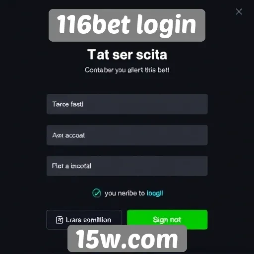 Como realizar o login no 116bet