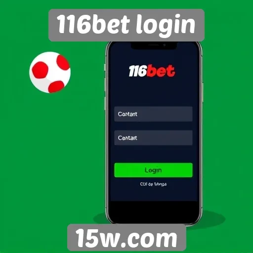 Orientações sobre o processo de login no 116bet
